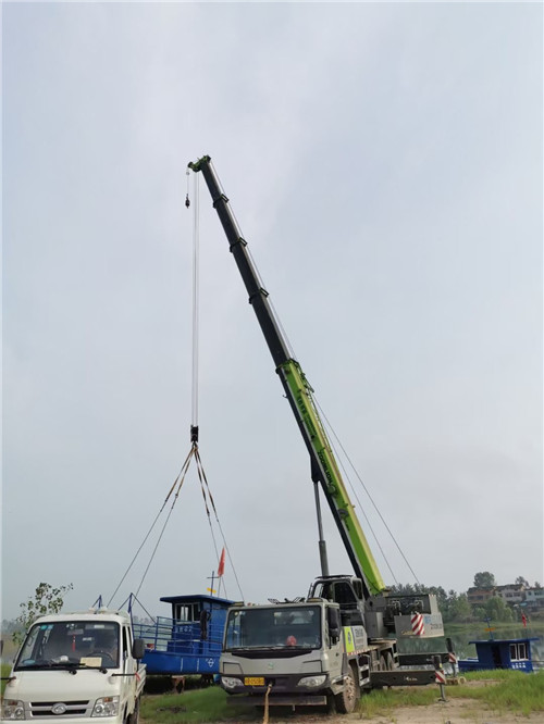 安宁市桥梁建设吊装案例
